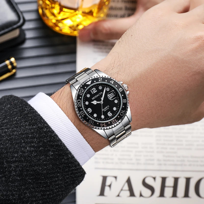 Luxury quartz watch for men